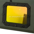 Ventana de vidrio infrarrojo de seleniuro de zinc (Znse) con revestimiento DLC